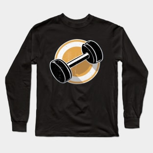 a dumbell Long Sleeve T-Shirt